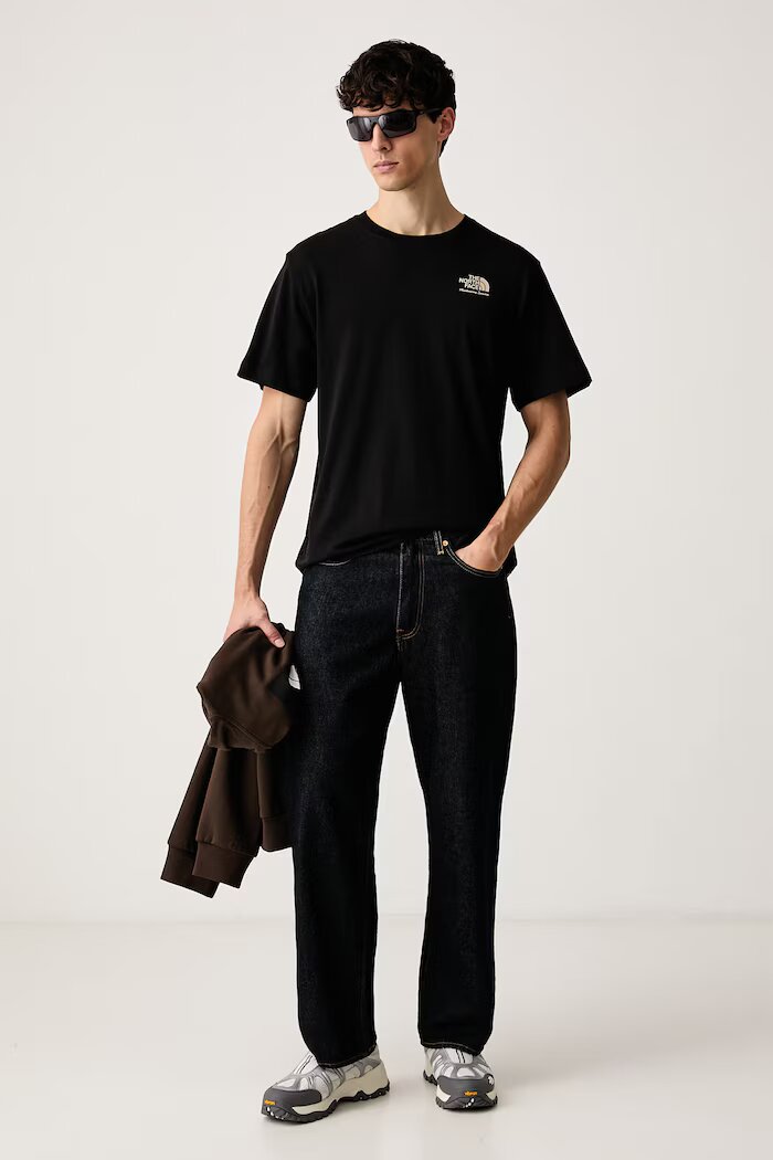 The North Face тениска мъжка от памук Relaxed черна NF0A8JACJK31
