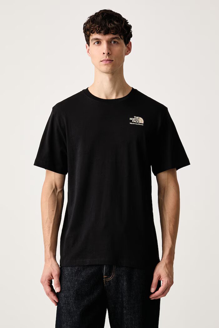The North Face тениска мъжка от памук Relaxed черна NF0A8JACJK31