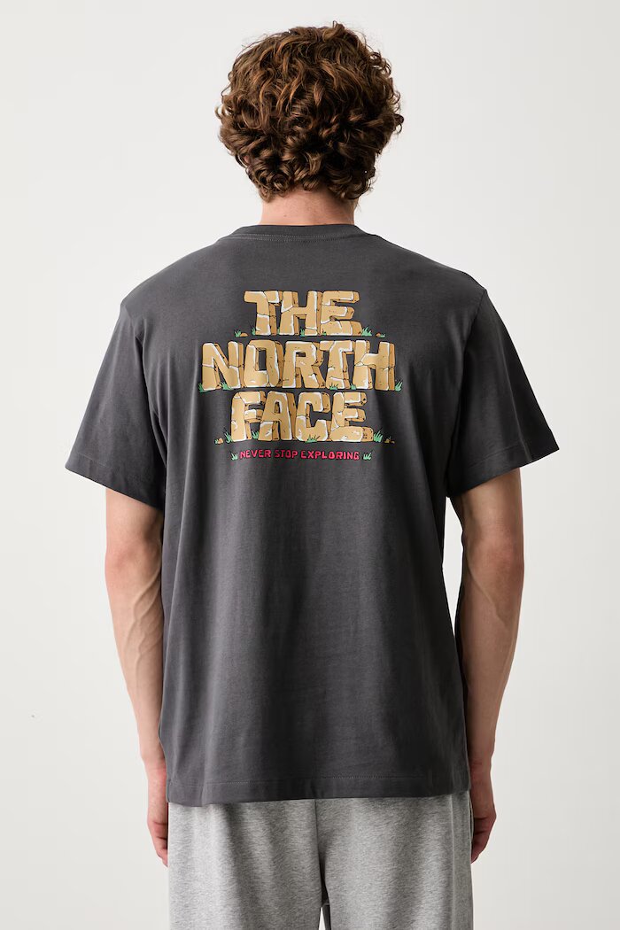 The North Face тениска мъжка от памук Relaxed сива NF0A8JBERHI1