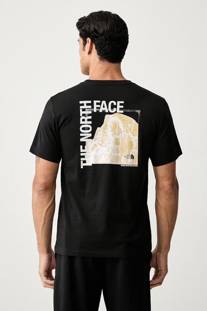 The North Face тениска мъжка с памук GRAPHIC черна NF0A8GV0JK31