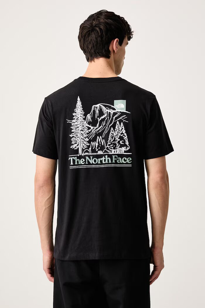 The North Face тениска мъжка с памук Monte черна NF0A8JAVJK31