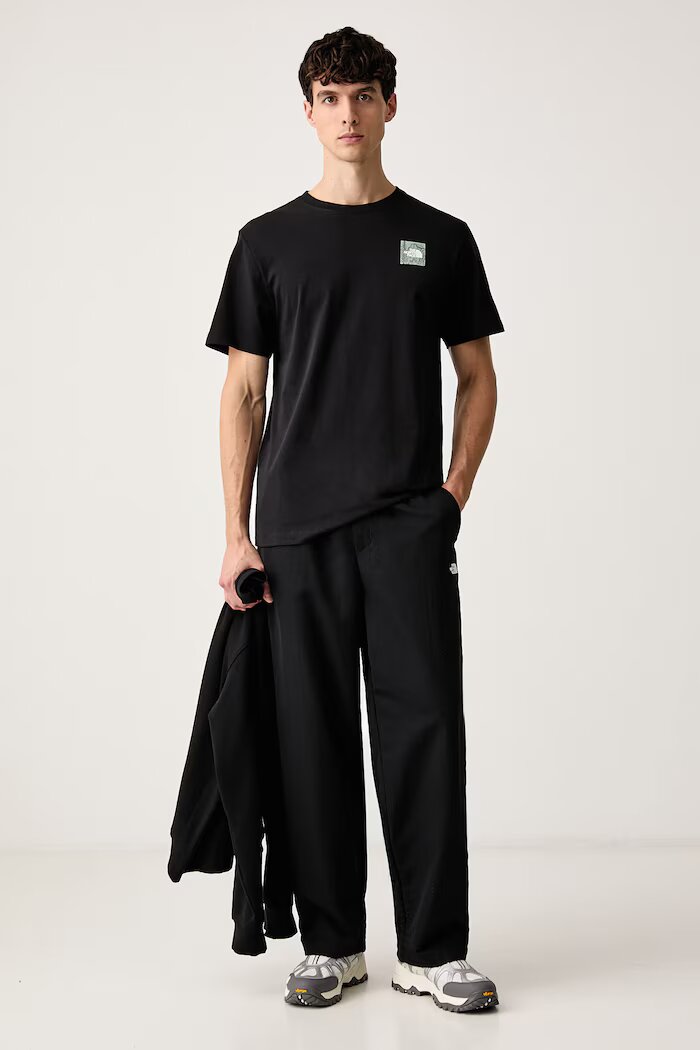 The North Face тениска мъжка с памук Monte черна NF0A8JAVJK31