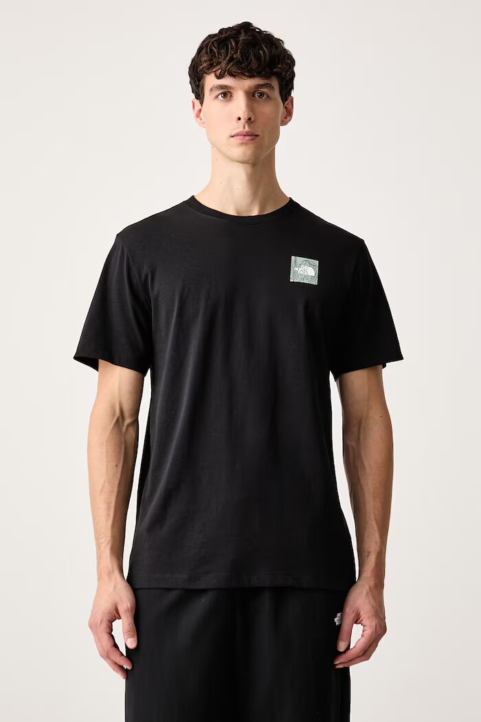 The North Face тениска мъжка с памук Monte черна NF0A8JAVJK31