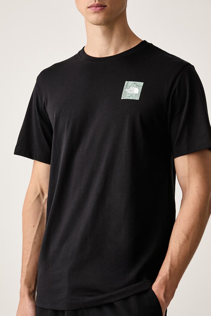 The North Face тениска мъжка с памук Monte черна NF0A8JAVJK31