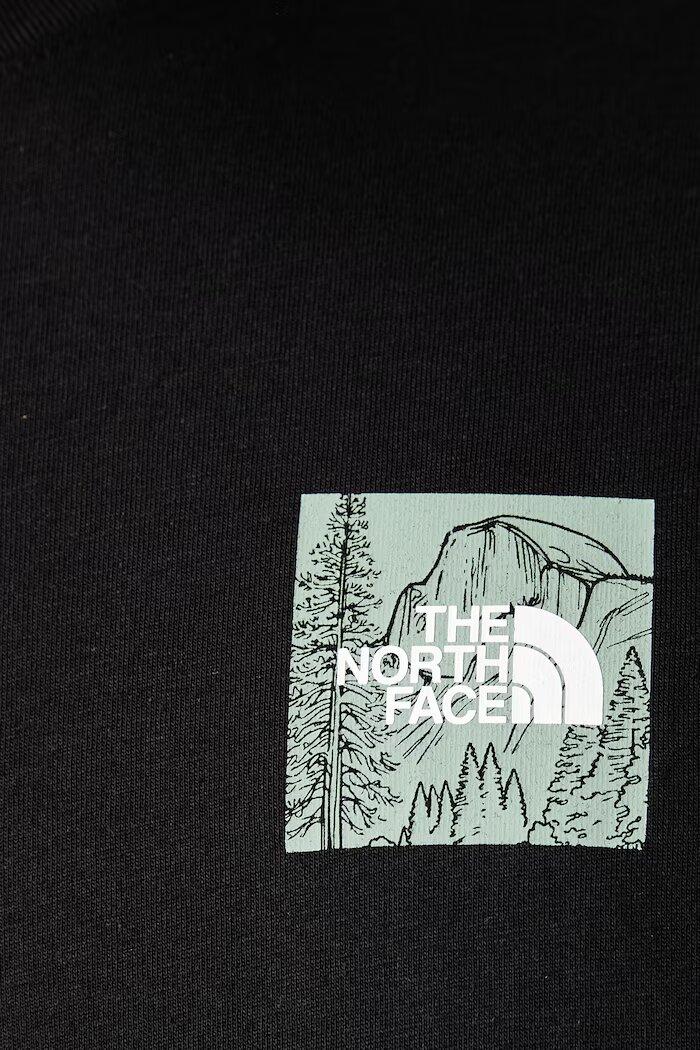 The North Face тениска мъжка с памук Monte черна NF0A8JAVJK31