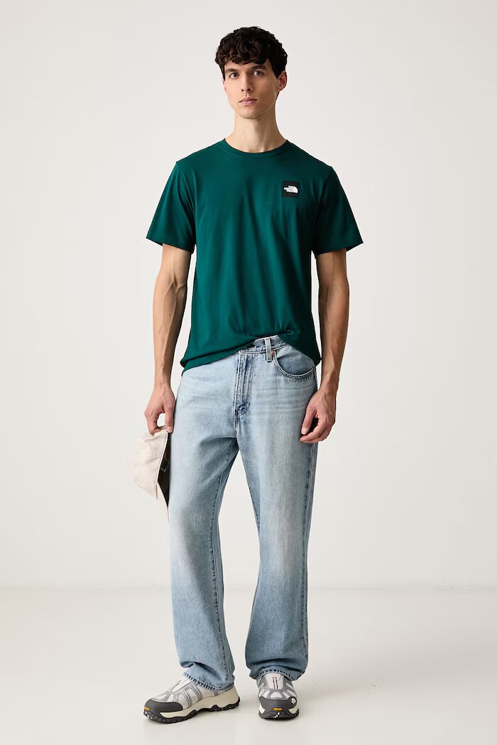 The North Face тениска мъжка с памук Monte зелена NF0A8JAVN4J1