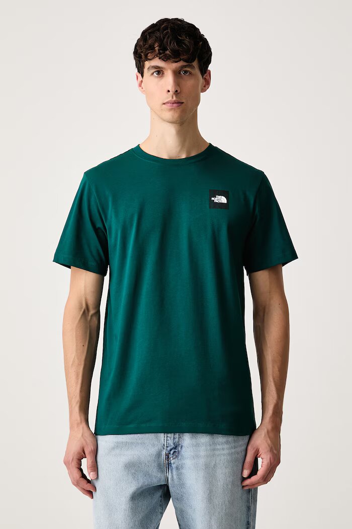 The North Face тениска мъжка с памук Monte зелена NF0A8JAVN4J1