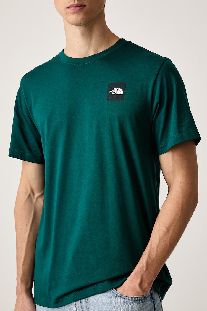 The North Face тениска мъжка с памук Monte зелена NF0A8JAVN4J1