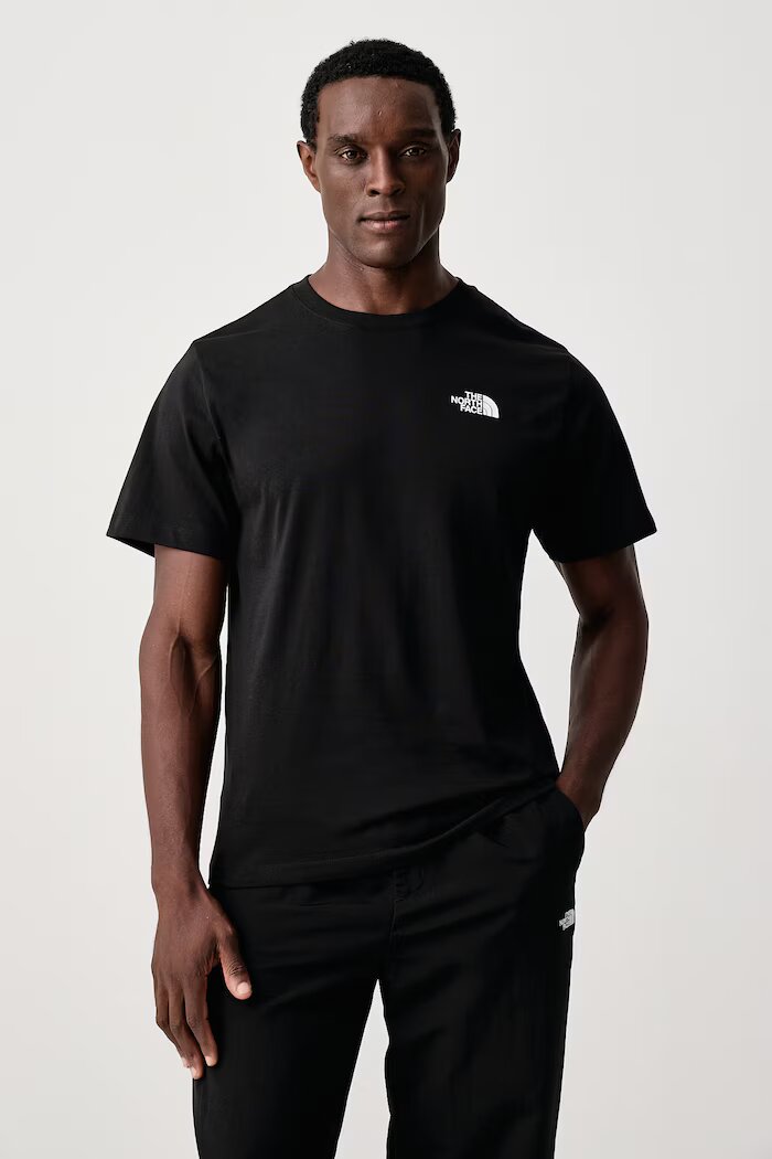 The North Face тениска мъжка с памук Vertical Regular черна NF0A8JPPJK31
