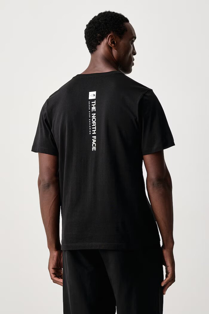 The North Face тениска мъжка с памук Vertical Regular черна NF0A8JPPJK31