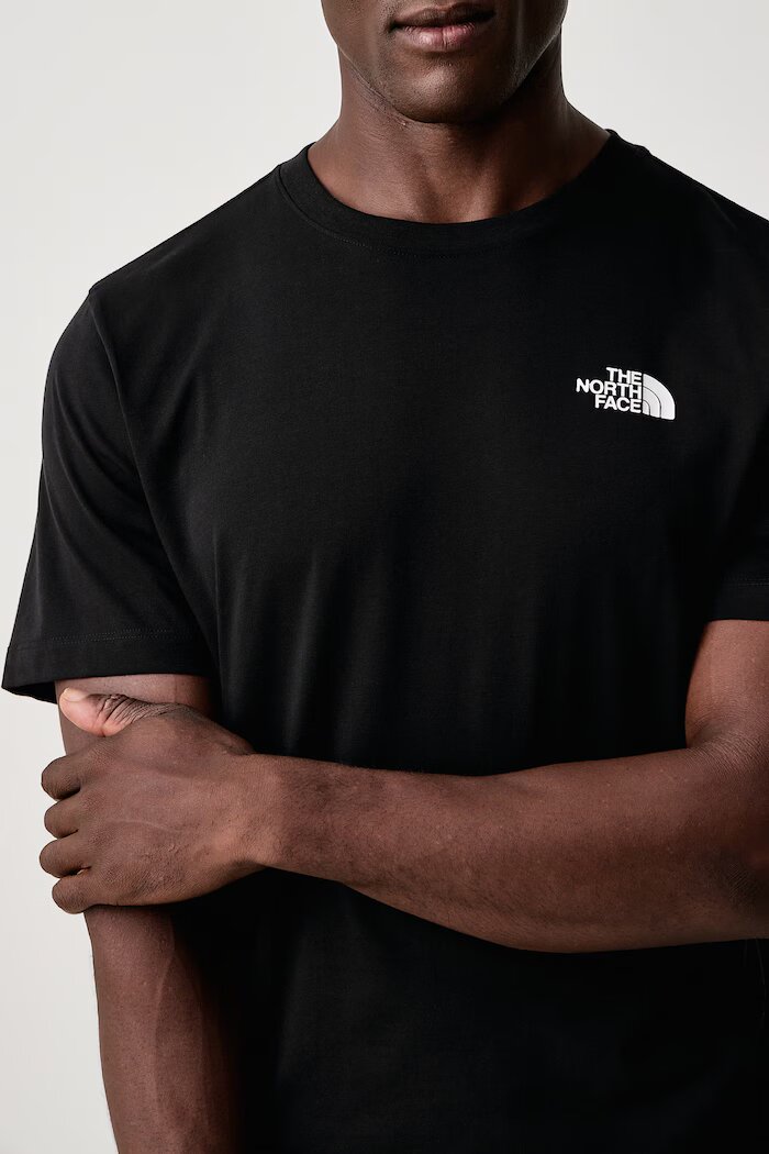 The North Face тениска мъжка с памук Vertical Regular черна NF0A8JPPJK31