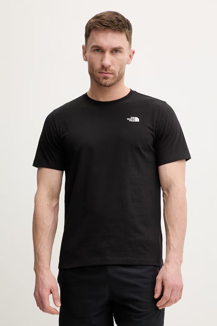 The North Face Тениска Simple Dome в черно с изчистен дизайн NF0A8CZ2JK31