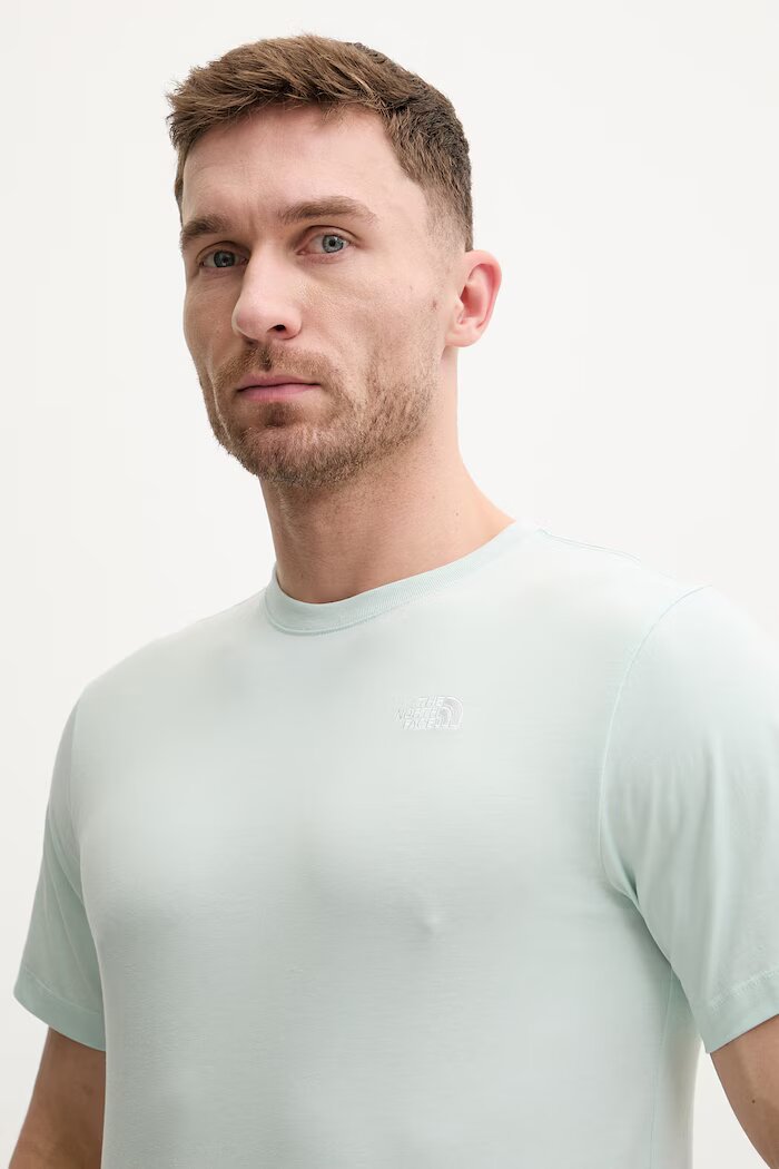 The North Face Тениска Simple Dome в зелено с изчистен дизайн NF0A8CZ2G701