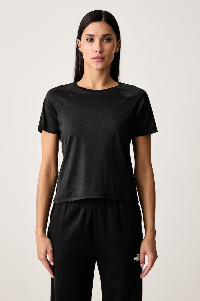 The North Face тениска за трениране дамска JAIDA черна NF0A8GXWMS71