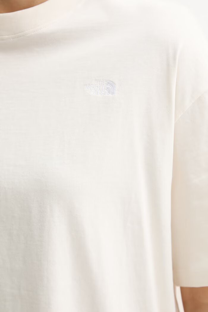 The North Face тениска женска памучна Essential Simple Dome бежова NF0A8EVXQLI1