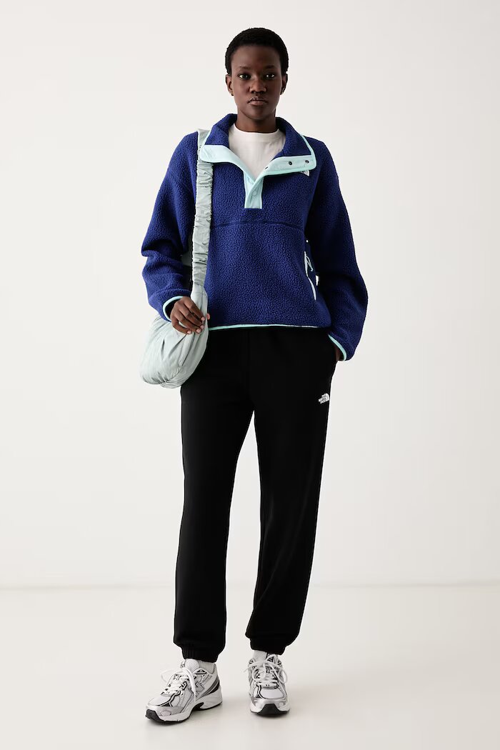 The North Face уголемен суичър дамски Cragmont тъмносин NF0A8J42UE61