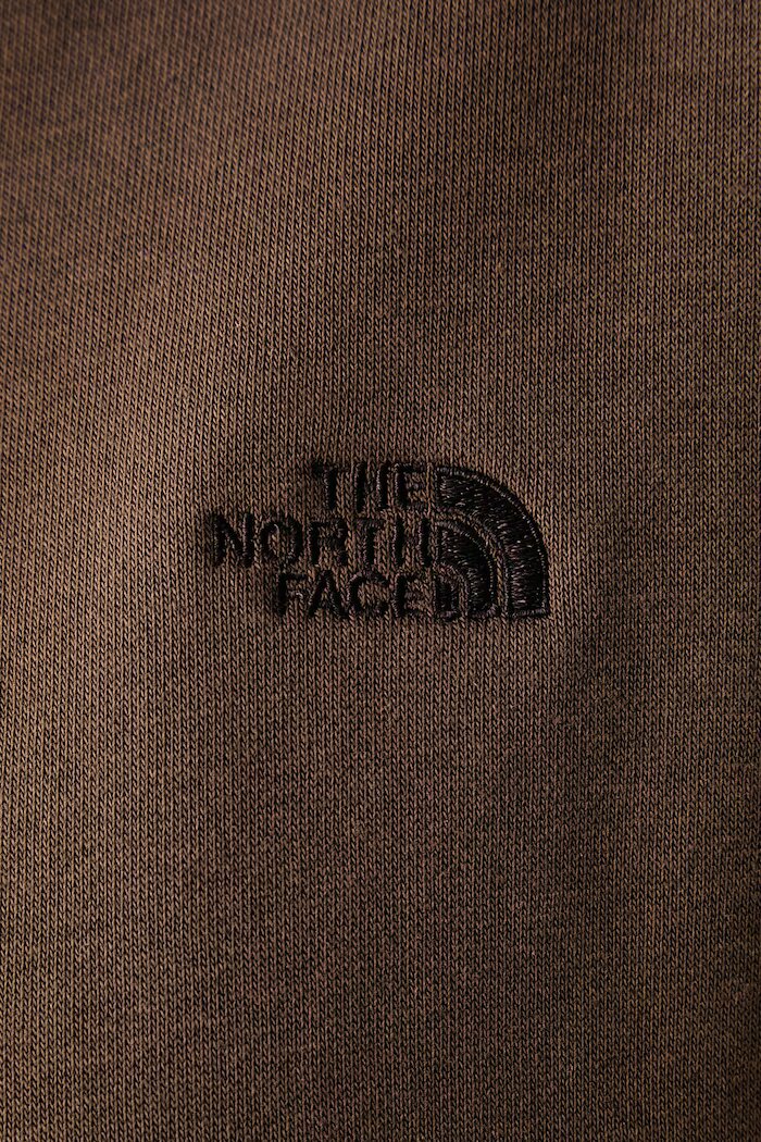 The North Face уголемен суичър дамски с памук Essential кафяв NF0A8HBY1OI1