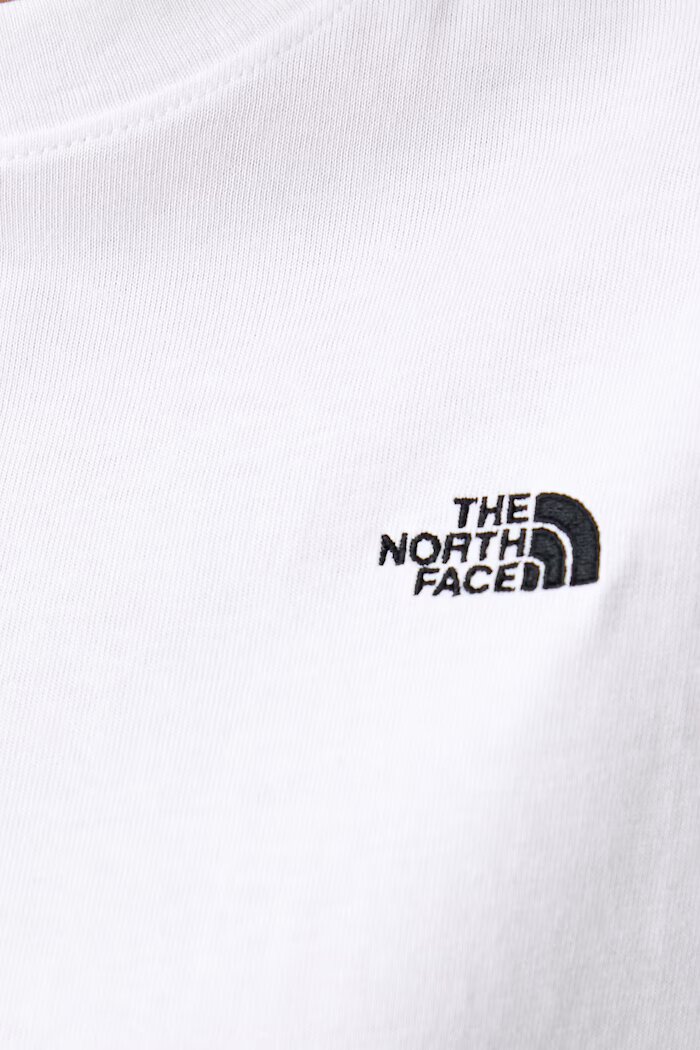 The North Face уголемена тениска дамска от памук Essential бяла NF0A8H71FN41