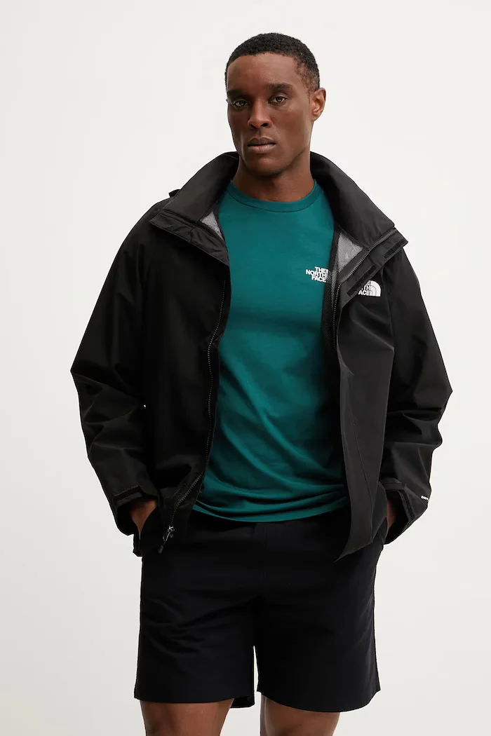 The North Face Яке Sangro в черно преходен модел NF00A3X54H01