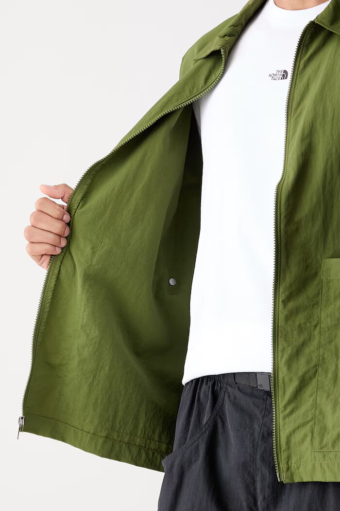 The North Face яке тип риза мъжко зелено NF0A8FHCBRI1