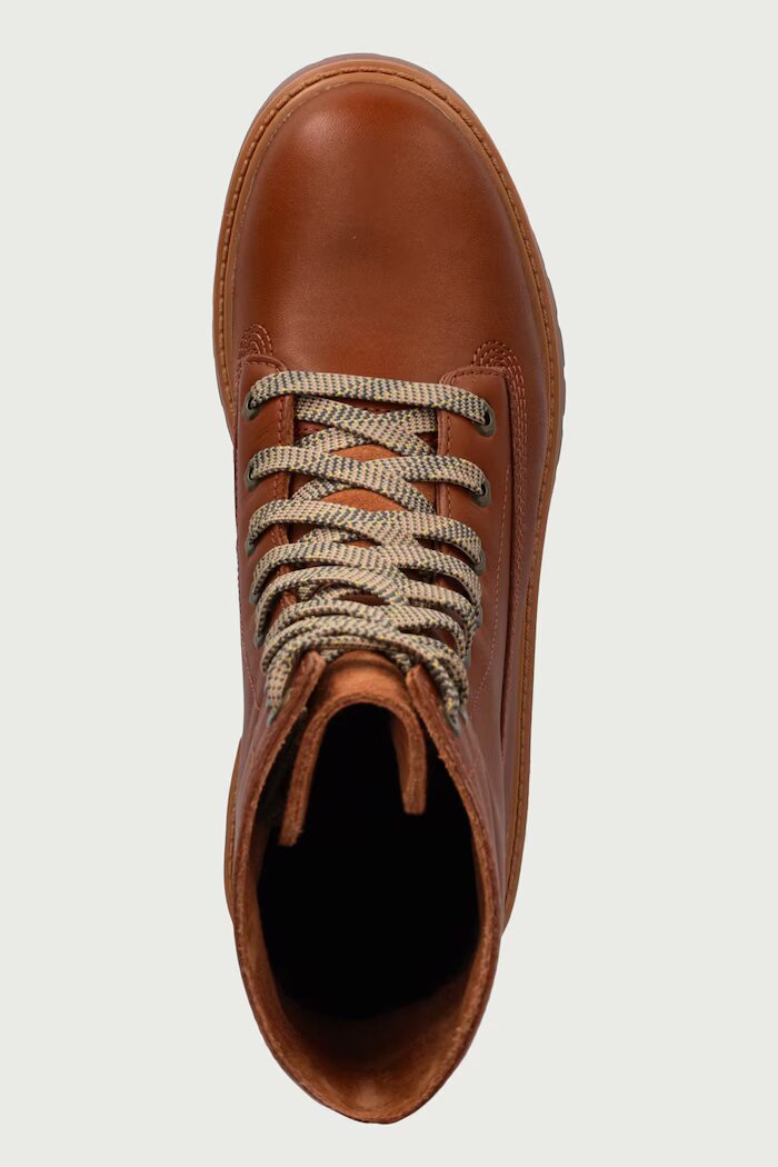 Timberland боти дамски от кожа Stone Street кафяви TB0A5SAHEM61