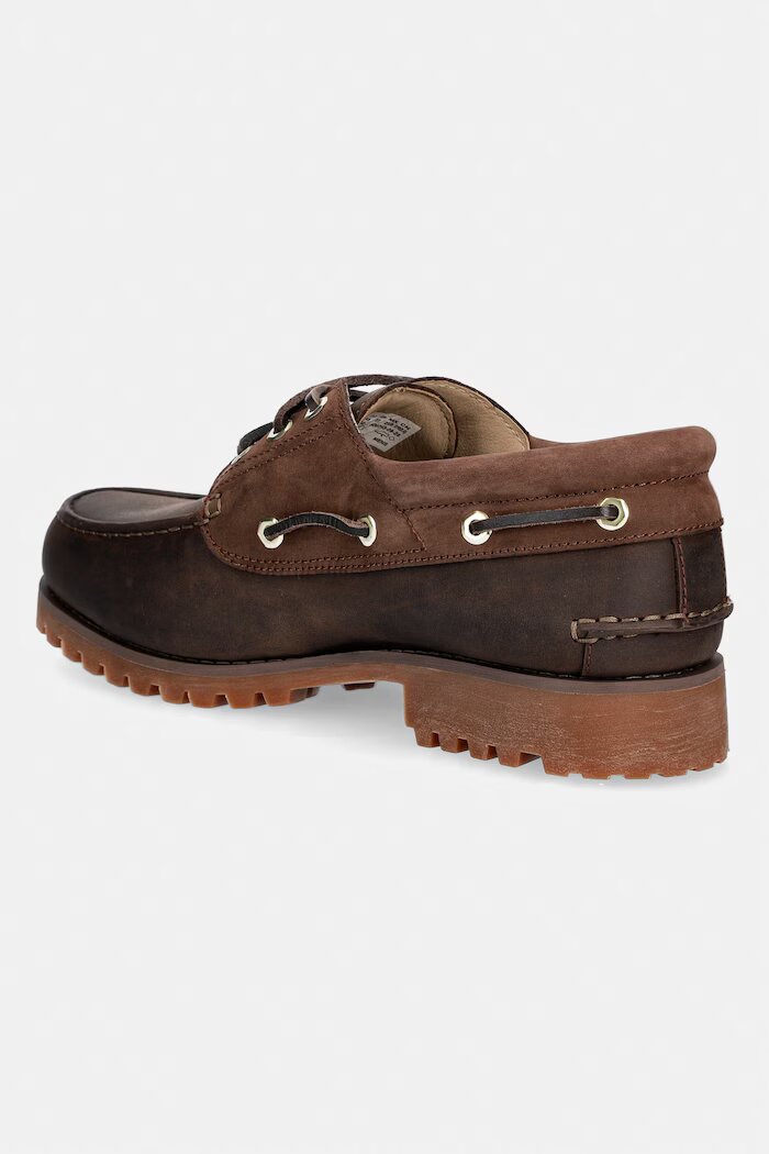 Timberland мокасини мъжки от кожа Authentic кафяви TB0A44YFAI21