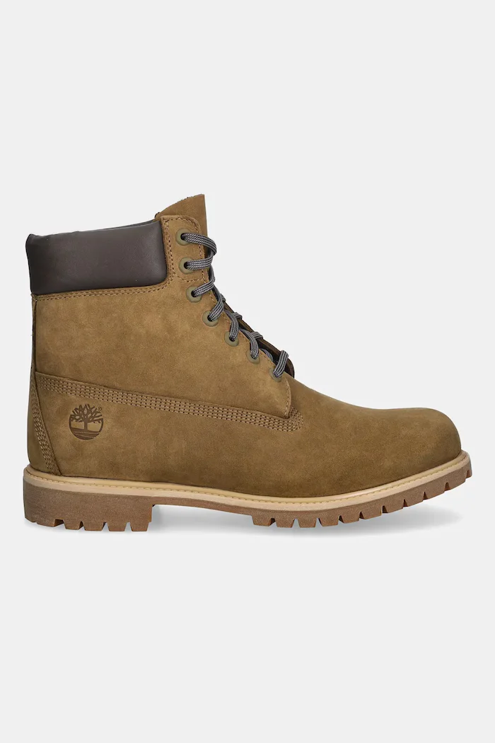 Timberland Туристически обувки от набук Premium 6 Inch Lace Up Waterproof в зелено TB0A2P6WA5D1