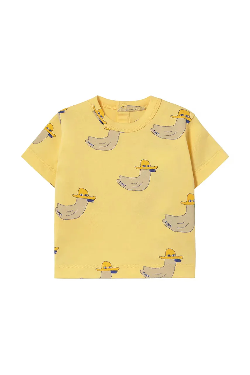 Tinycottons Бебешка памучна тениска DUCKS BABY TEE