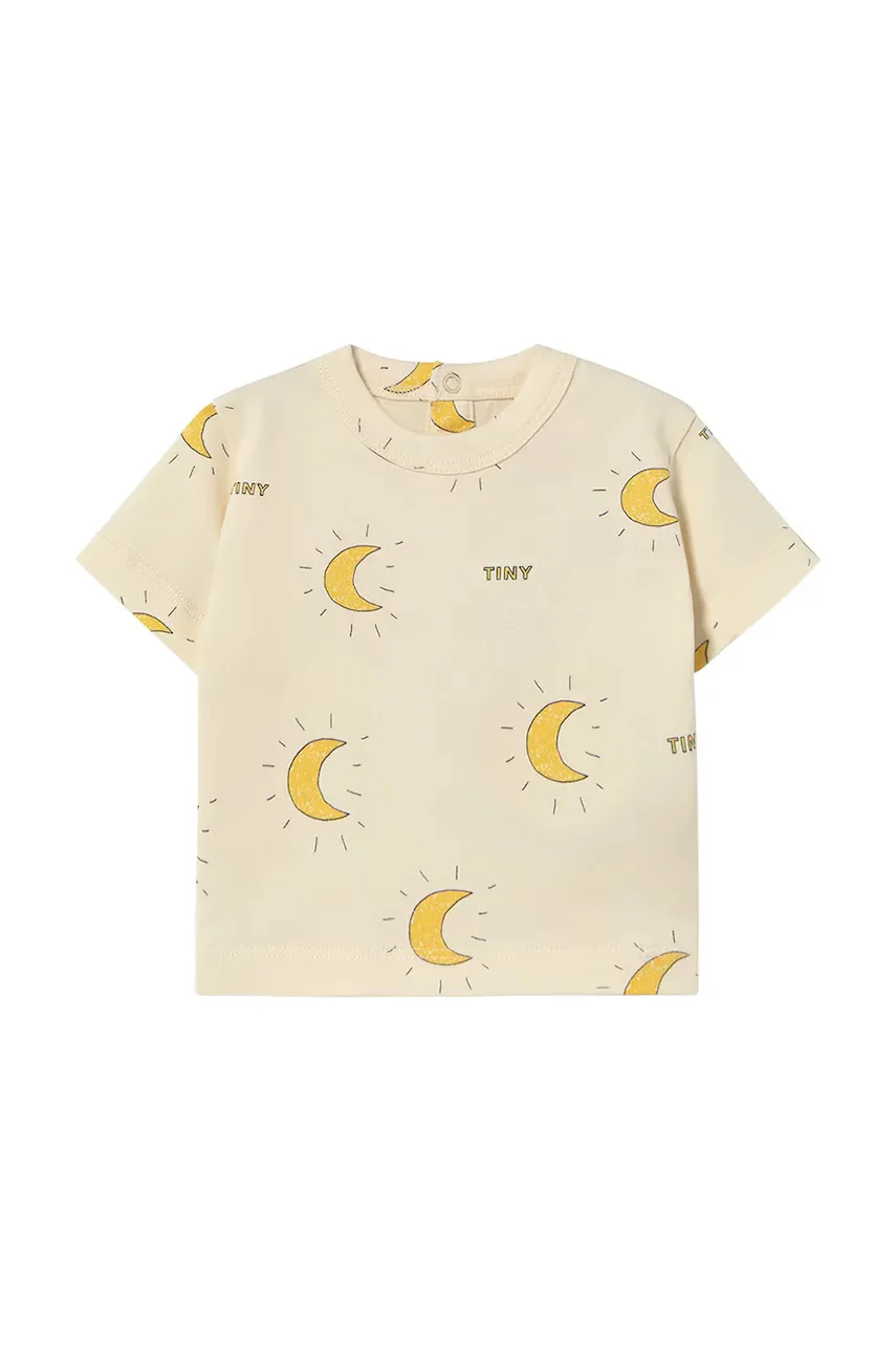 Tinycottons Бебешка памучна тениска MIDNIGHT SUN BABY TEE