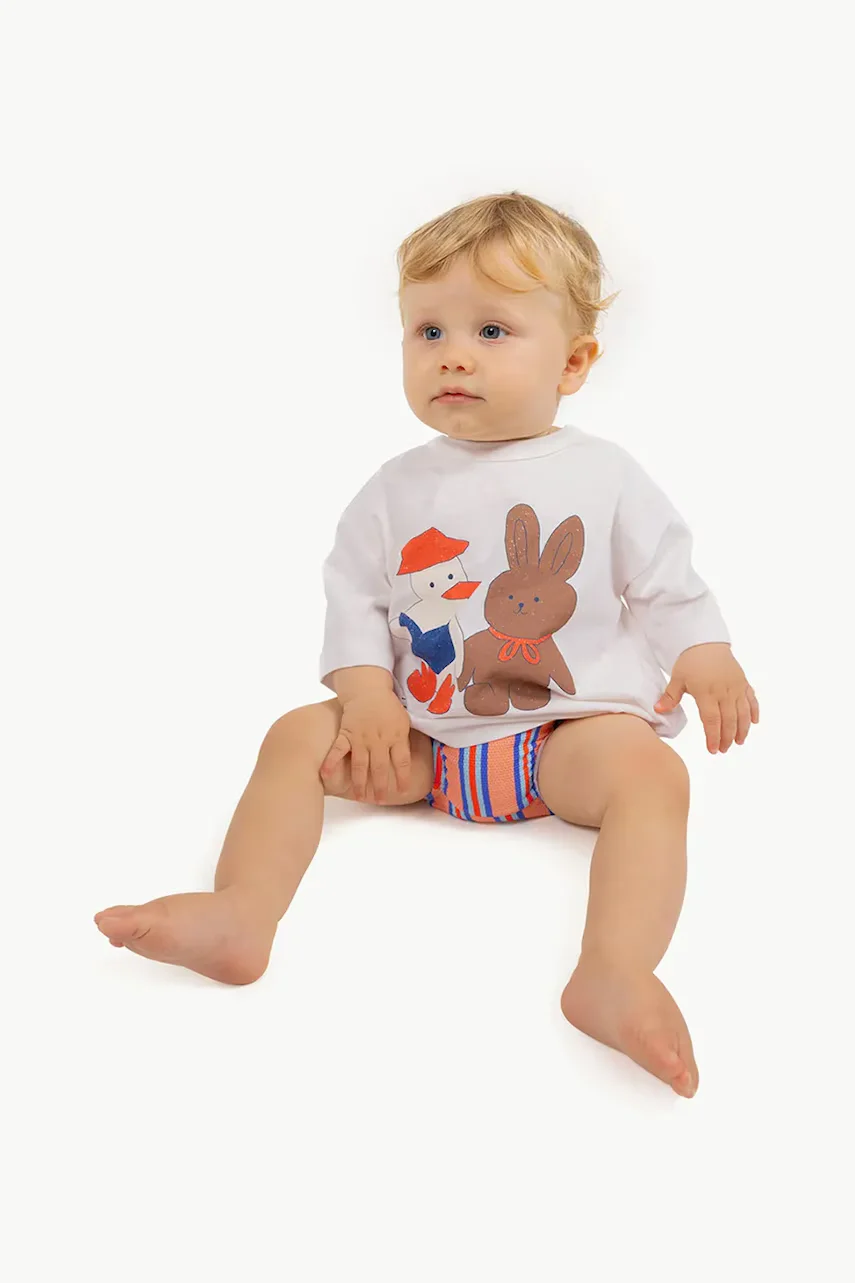 Tinycottons Бебешка тениска READERS GRAPHIC BABY TEE