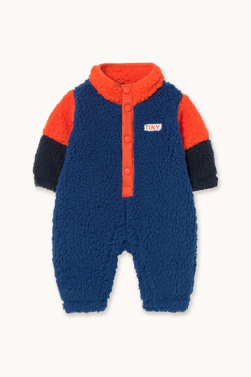 Tinycottons Бебешки гащеризон COLOR BLOCK POLAR SHERPA ONE-PIECE