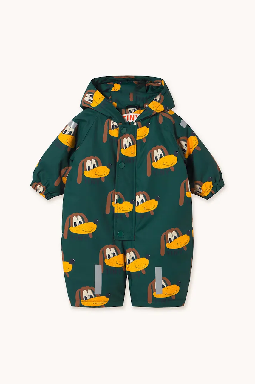 Tinycottons Бебешки гащеризон DOGS SNOW ONE-PIECE