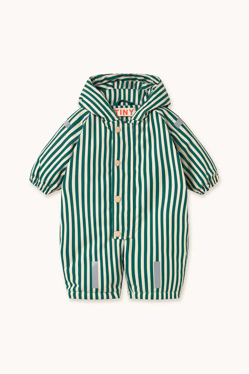 Tinycottons Бебешки гащеризон STRIPES SNOW ONE-PIECE