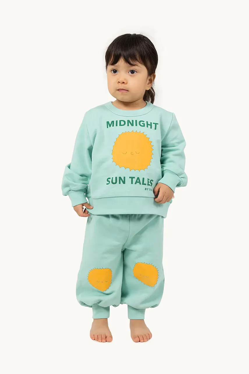 Tinycottons Бебешки памучен спортен панталон SUN TALES GRAPHIC BABY SWEATPANT