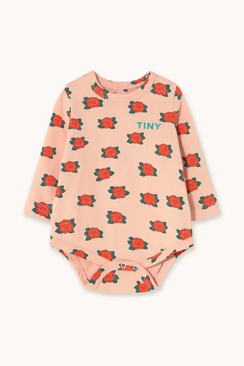Tinycottons Бебешко боди от памук CAMELIAS BODY