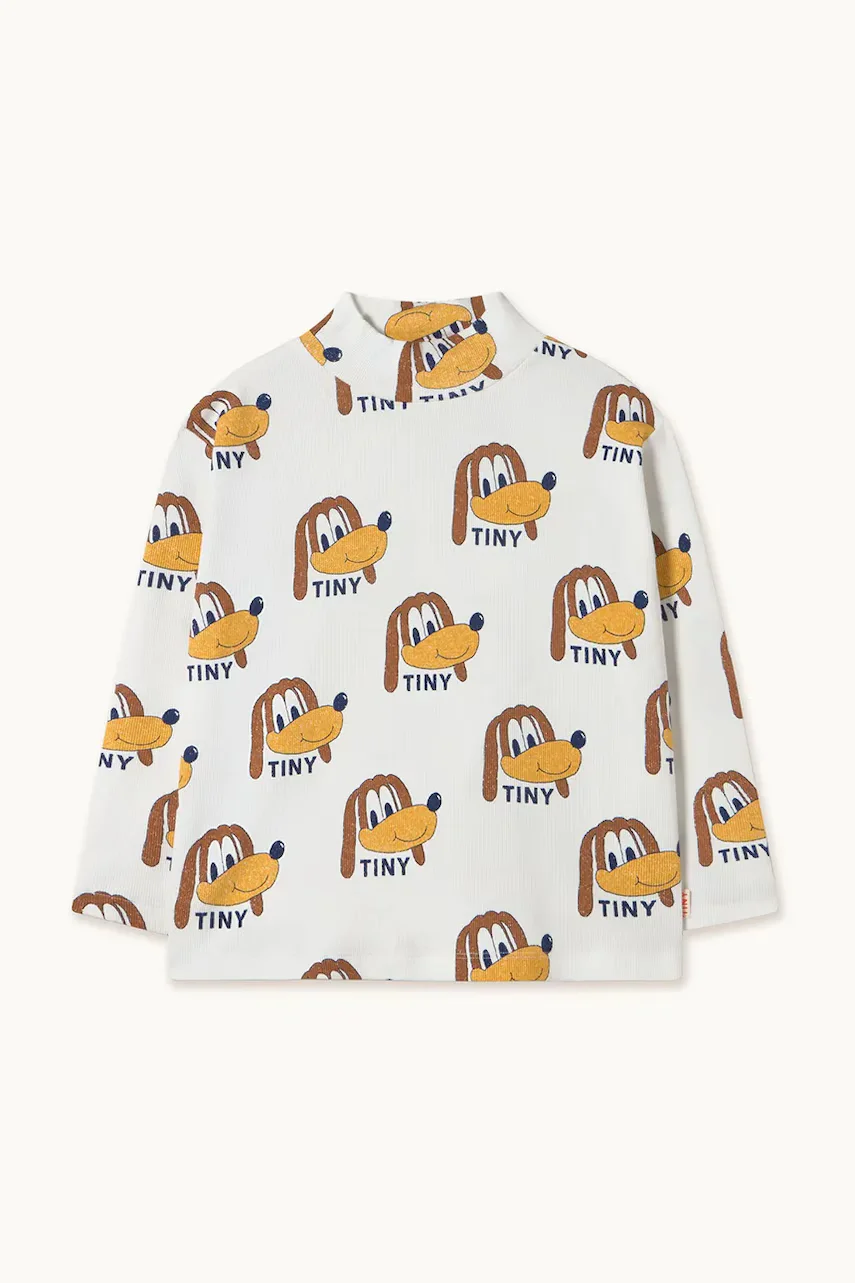 Tinycottons Детска блуза с дълги ръкави DOGS RIB MOCKNECK