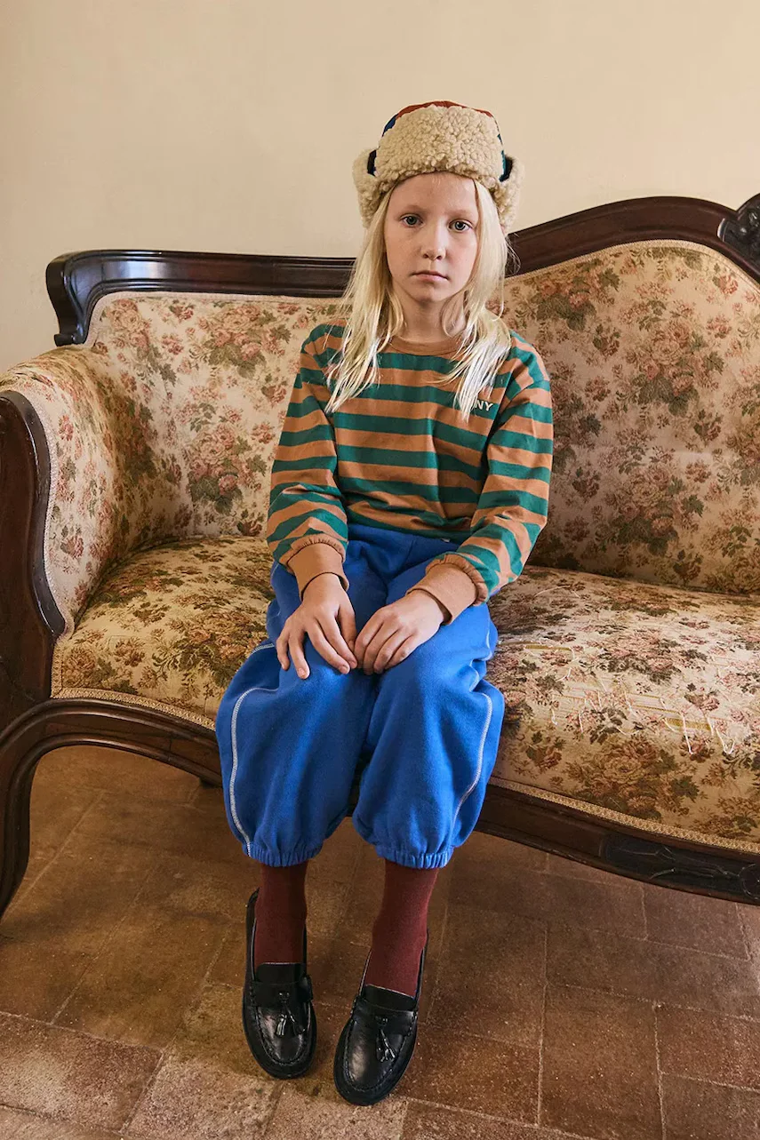 Tinycottons Детска блуза с дълги ръкави STRIPES SLEEVE KNIT TEE