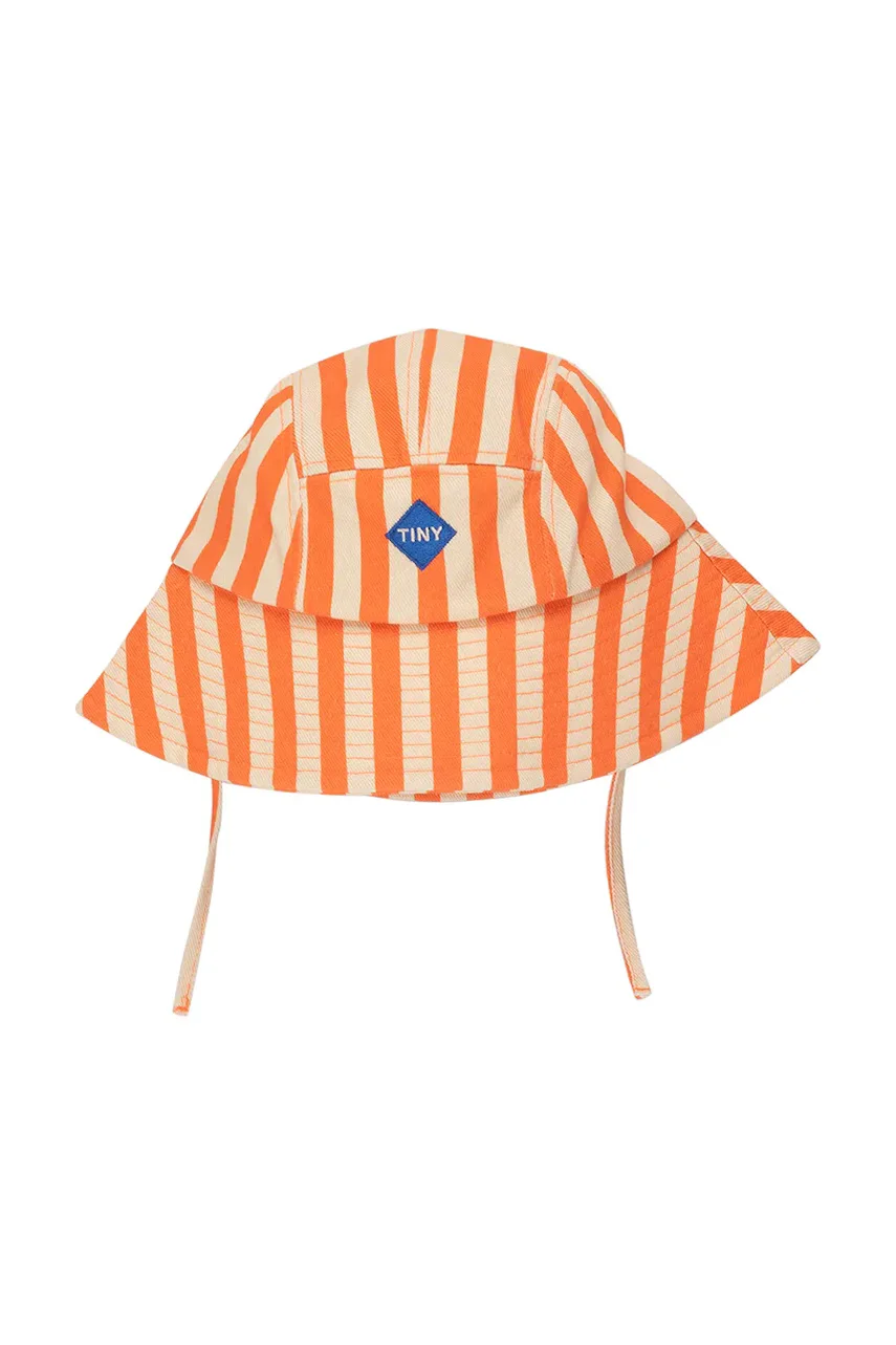 Tinycottons Детска памучна капела STRIPES BUCKET HAT