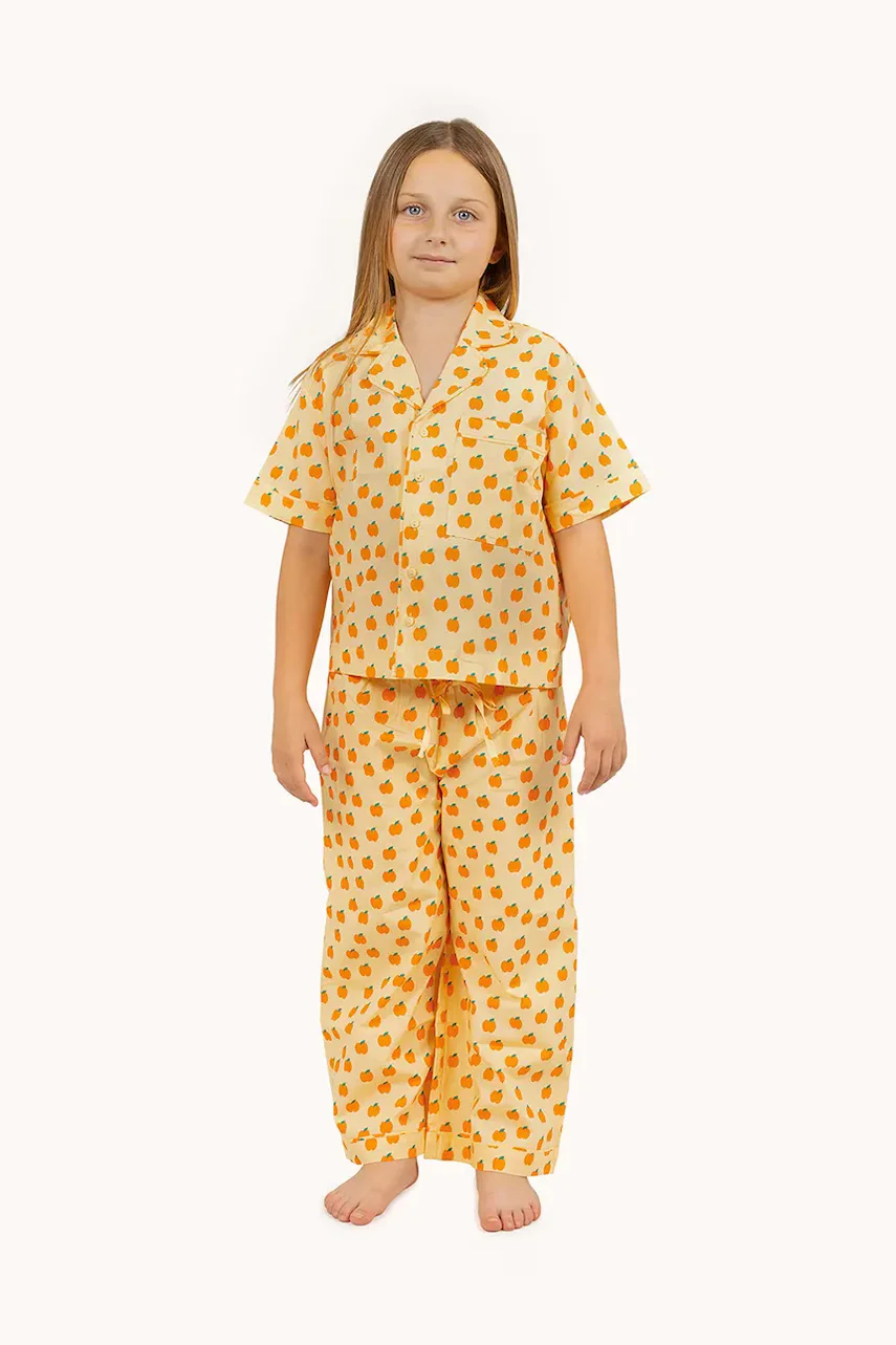 Tinycottons Детска памучна пижама APPLES SET