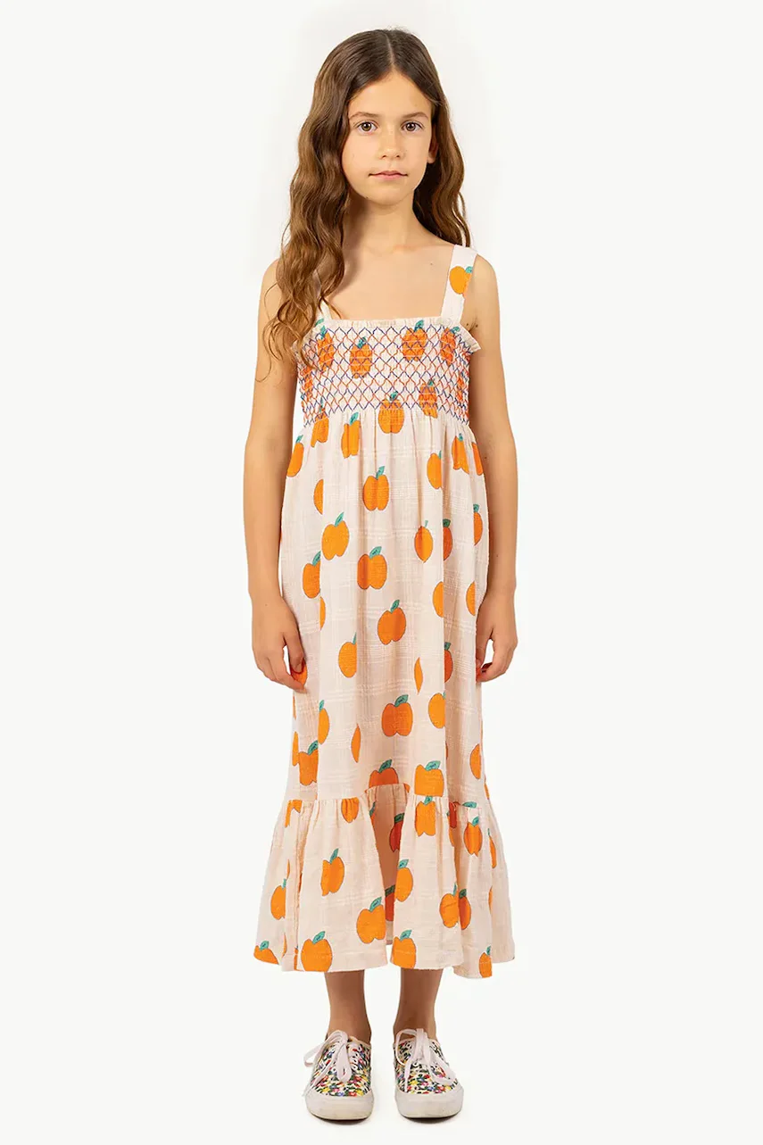 Tinycottons Детска памучна рокля APPLES DRESS