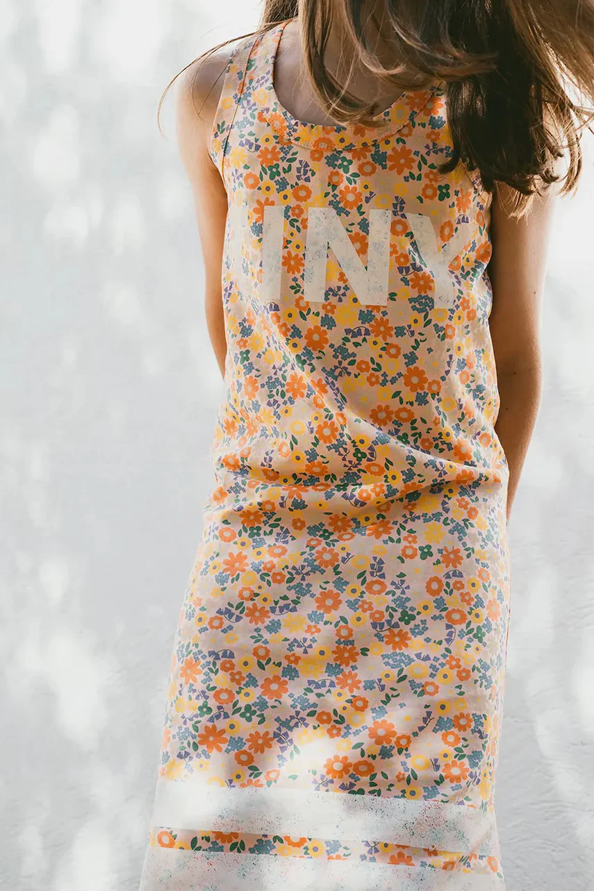 Tinycottons Детска памучна рокля GARDEN DRESS