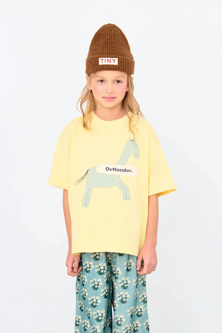Tinycottons Детска памучна тениска HORSE GRAPHIC TEE