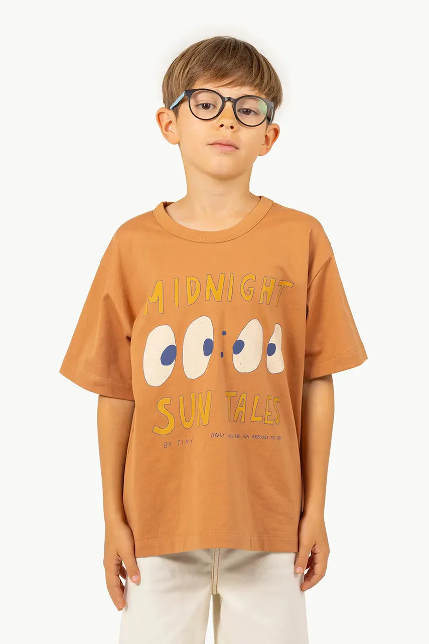 Tinycottons Детска памучна тениска MIDNIGHT GRAPHIC TEE