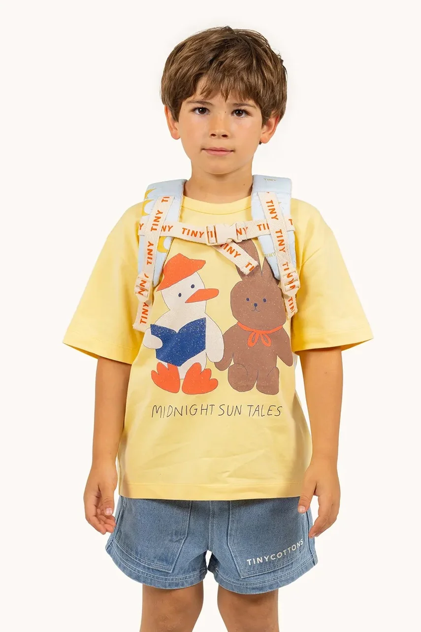 Tinycottons Детска памучна тениска READERS GRAPHIC TEE
