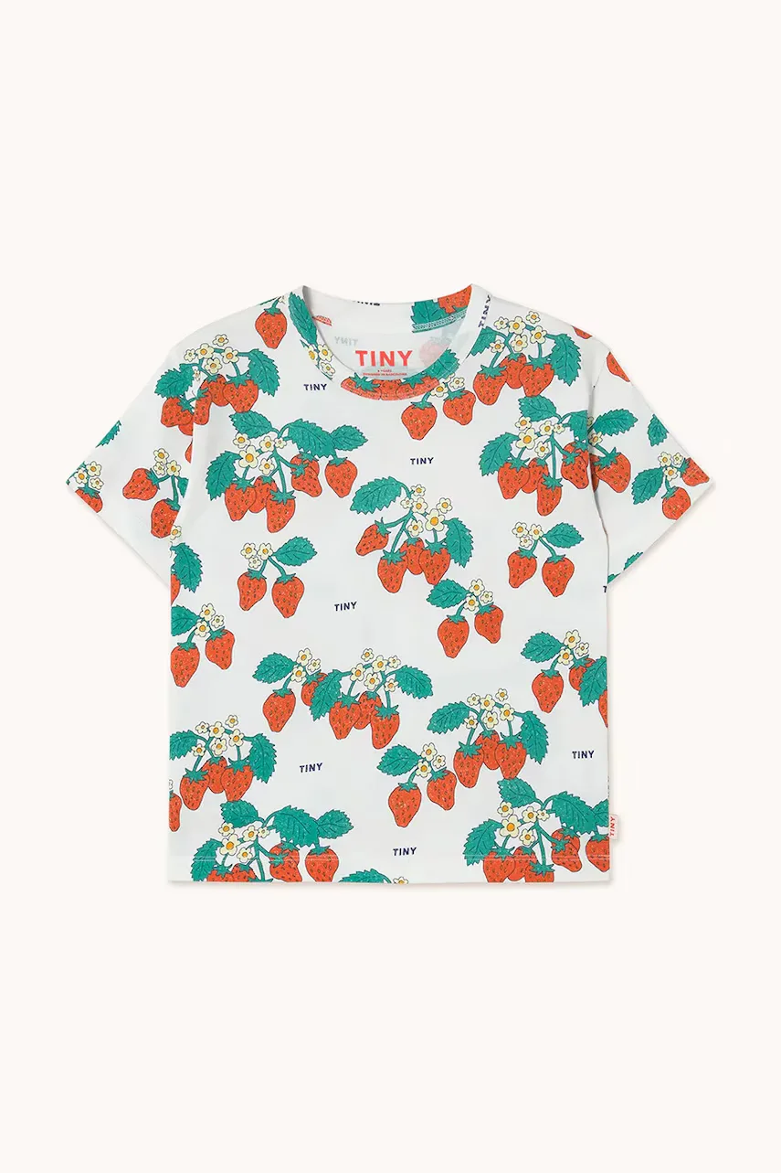 Tinycottons Детска памучна тениска STRAWBERRIES TEE