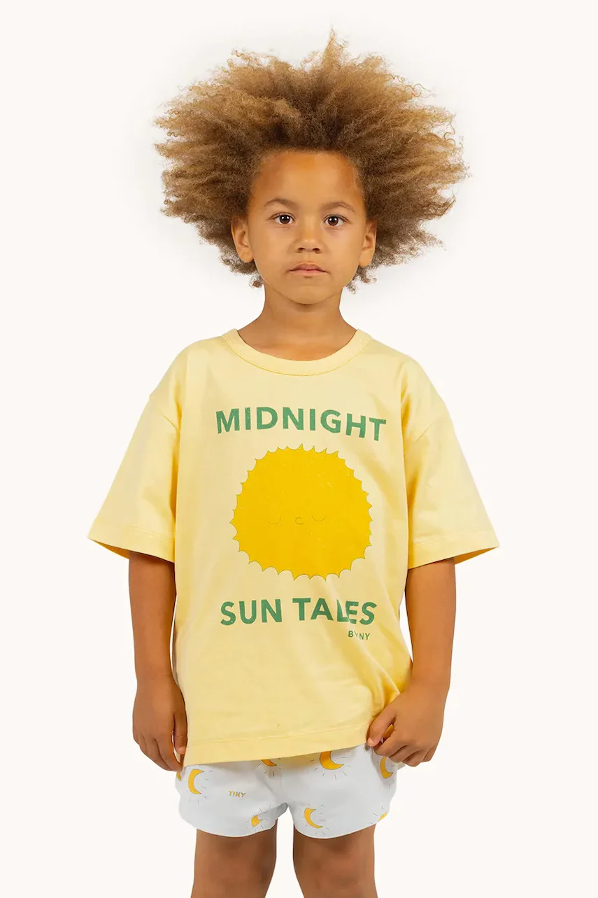 Tinycottons Детска памучна тениска SUN TALES GRAPHIC TEE