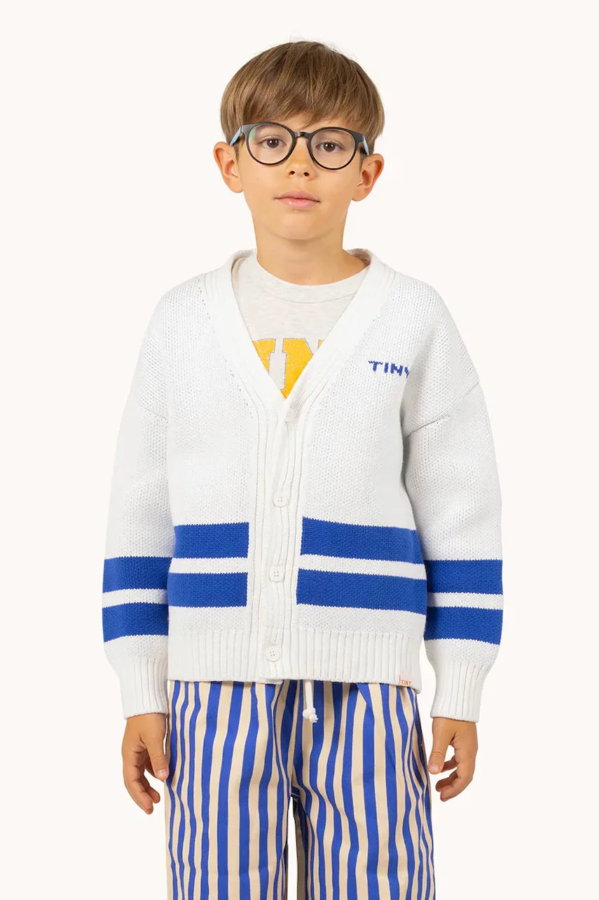 Tinycottons Детска памучна жилетка STRIPES CARDIGAN