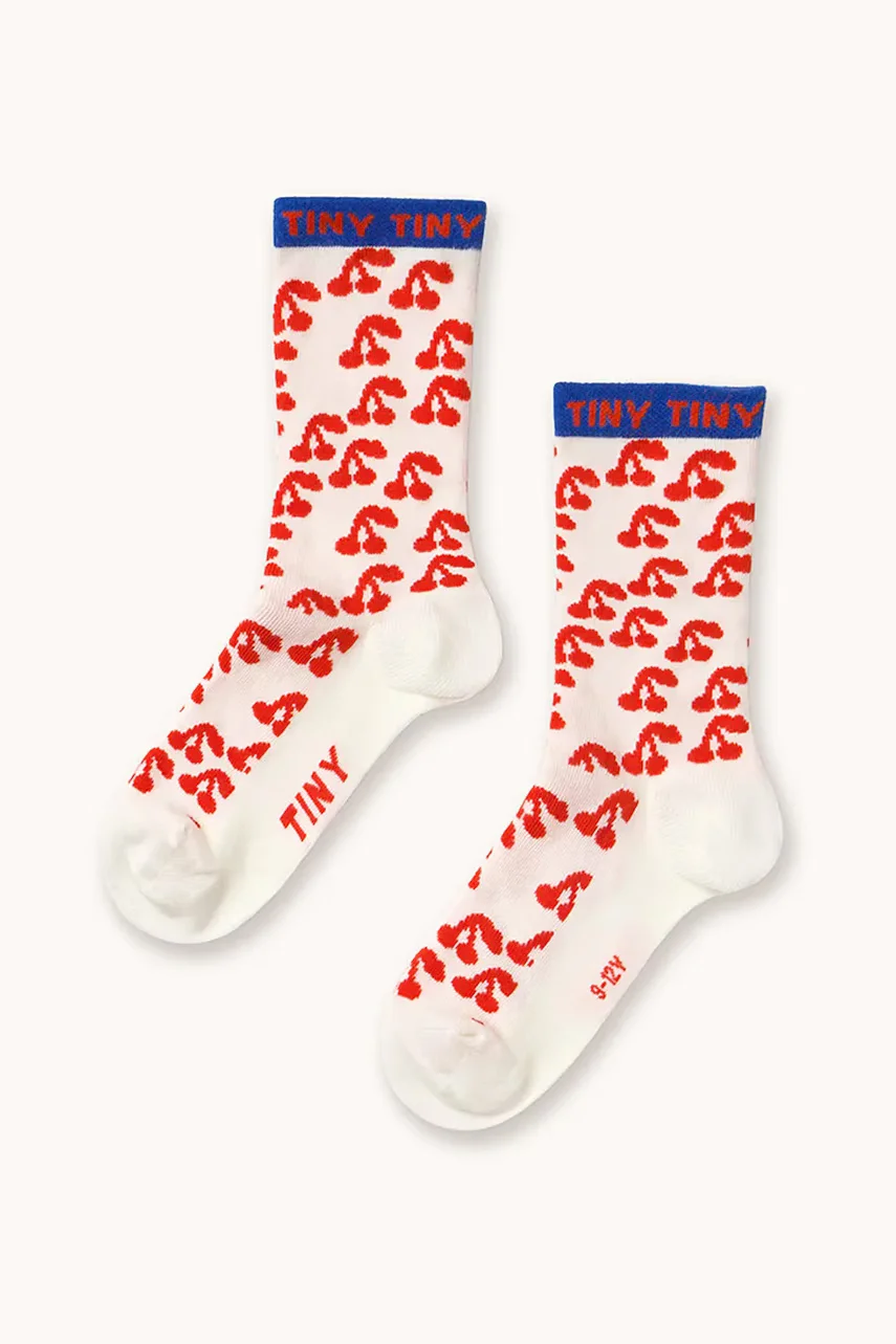 Tinycottons Детски чорапи CHERRIES MEDIUM SOCKS