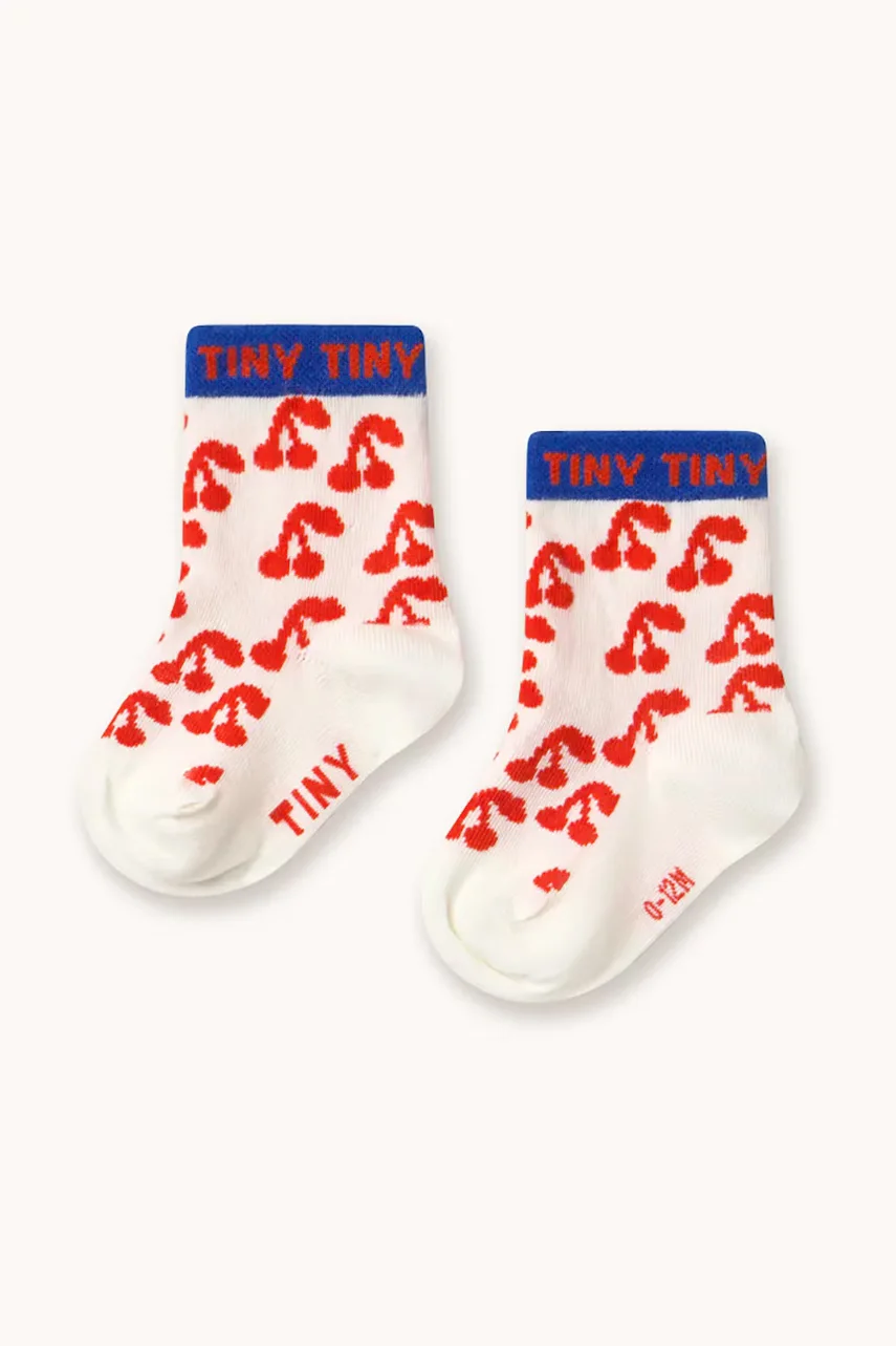 Tinycottons Детски чорапи CHERRIES MEDIUM SOCKS