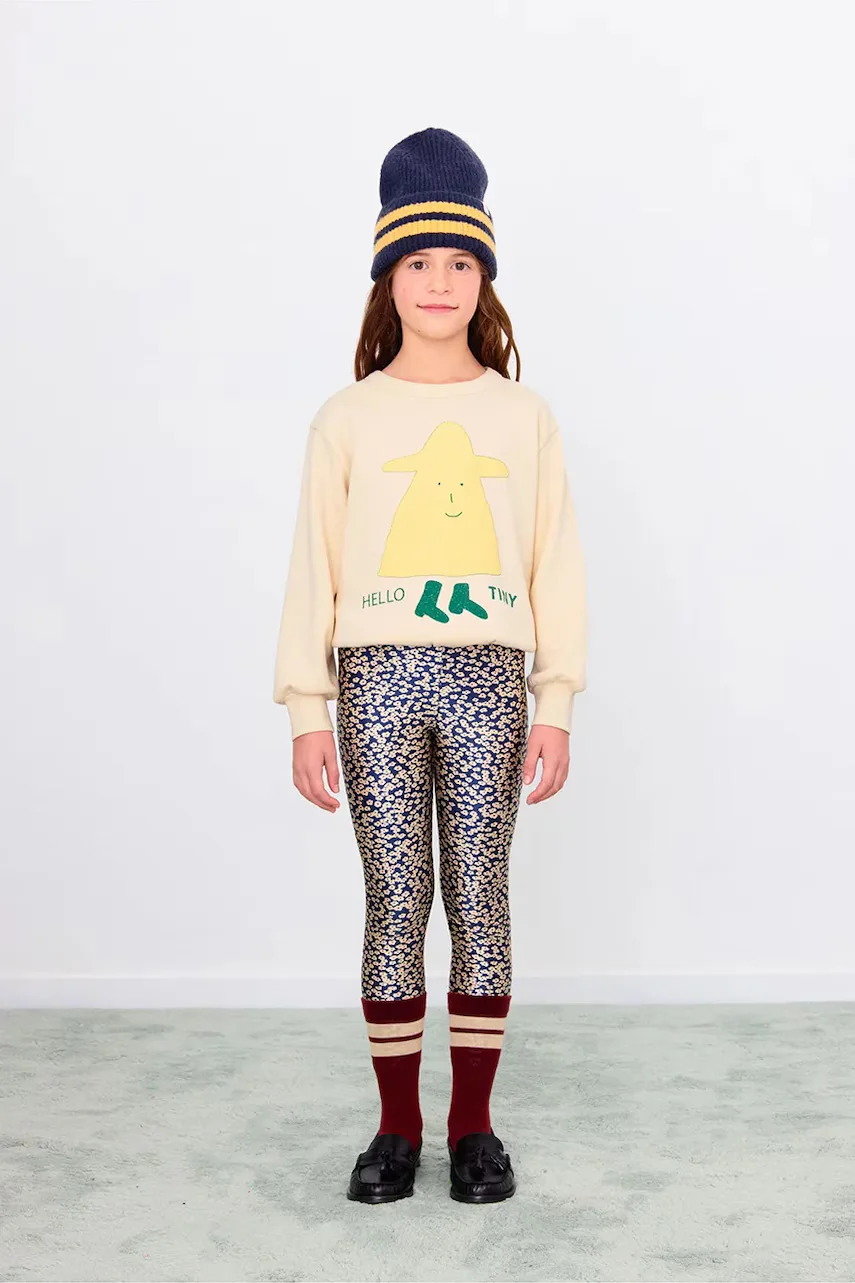 Tinycottons Детски клин SMALL FLOWERS SHINY PANT